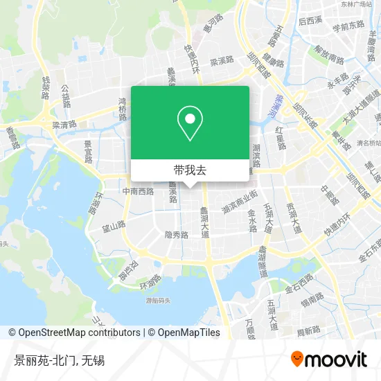 景丽苑-北门地图