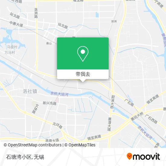 石塘湾小区地图
