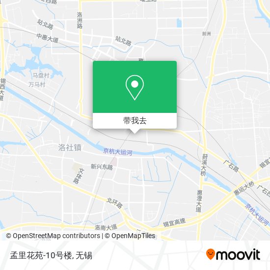 孟里花苑-10号楼地图