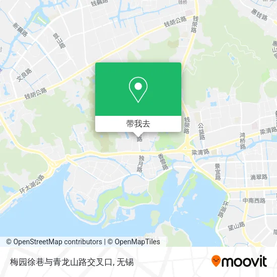梅园徐巷与青龙山路交叉口地图