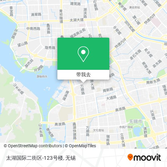 太湖国际二街区-123号楼地图