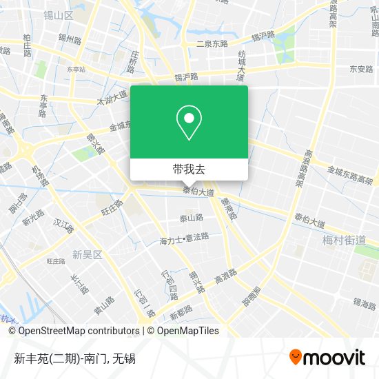 新丰苑(二期)-南门地图