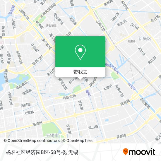 杨名社区经济园B区-58号楼地图