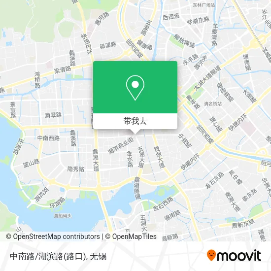 中南路/湖滨路(路口)地图