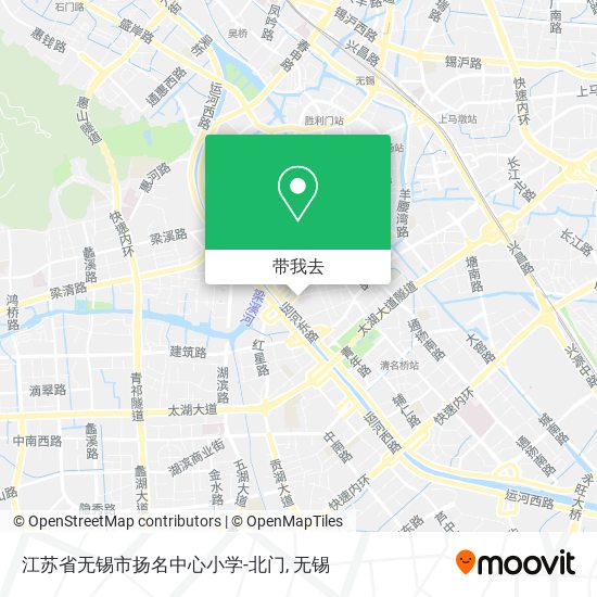 江苏省无锡市扬名中心小学-北门地图