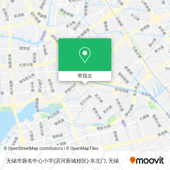 无锡市扬名中心小学(滨河新城校区)-东北门地图