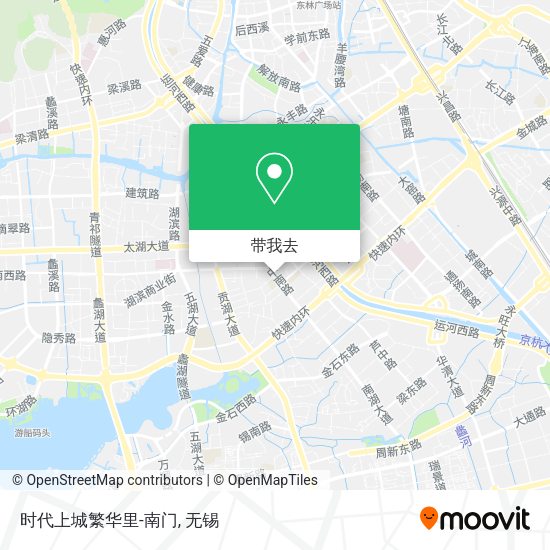 时代上城繁华里-南门地图