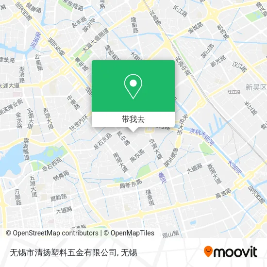 无锡市清扬塑料五金有限公司地图