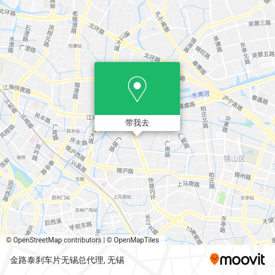 金路泰刹车片无锡总代理地图