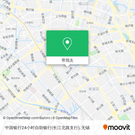 中国银行24小时自助银行(长江北路支行)地图
