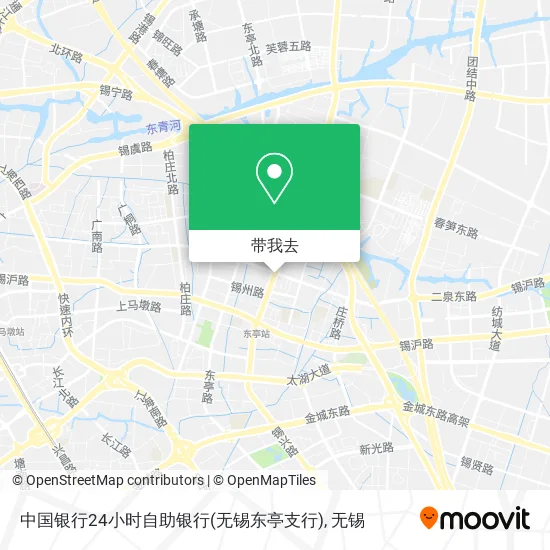 中国银行24小时自助银行(无锡东亭支行)地图