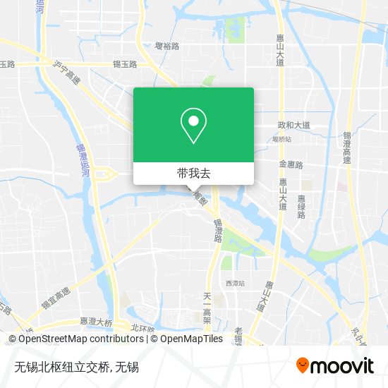 无锡北枢纽立交桥地图