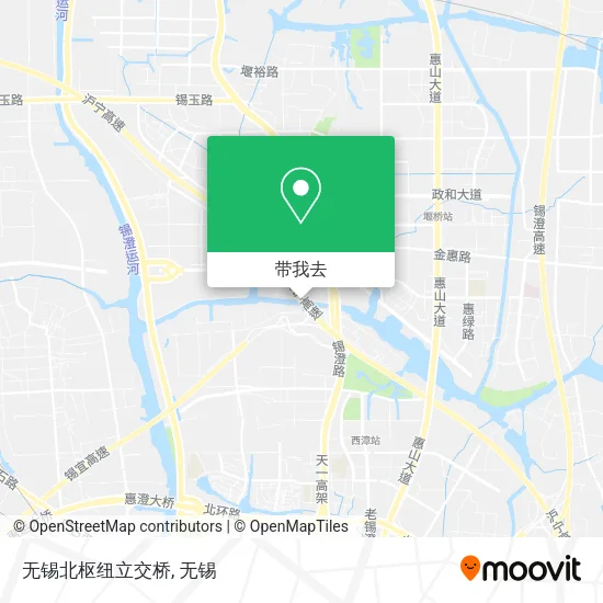 无锡北枢纽立交桥地图