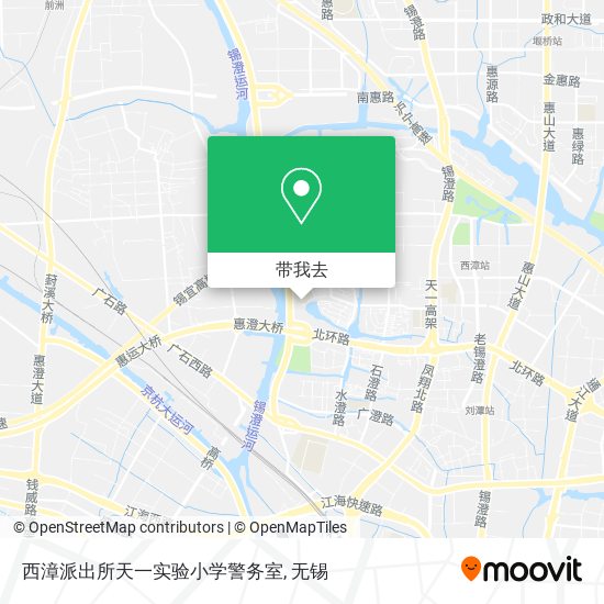 西漳派出所天一实验小学警务室地图