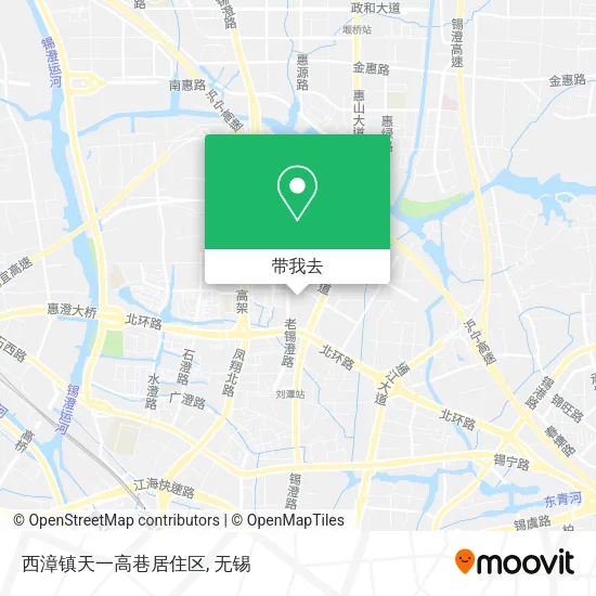 西漳镇天一高巷居住区地图