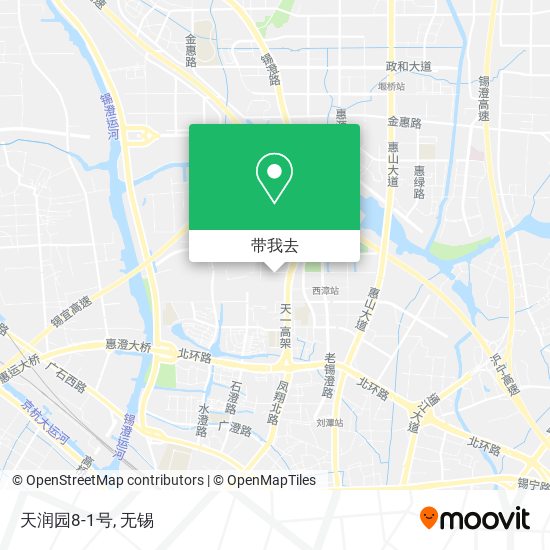 天润园8-1号地图