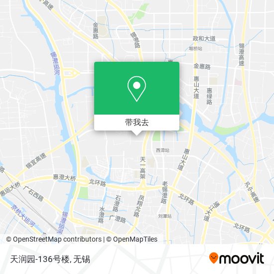 天润园-136号楼地图