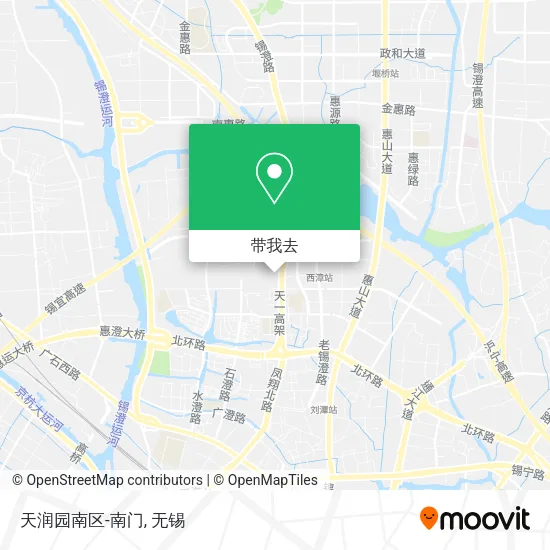 天润园南区-南门地图