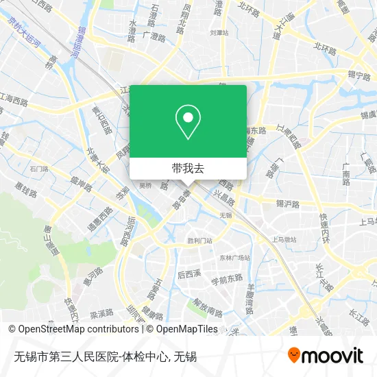 无锡市第三人民医院-体检中心地图