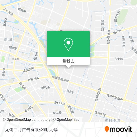 无锡二月广告有限公司地图