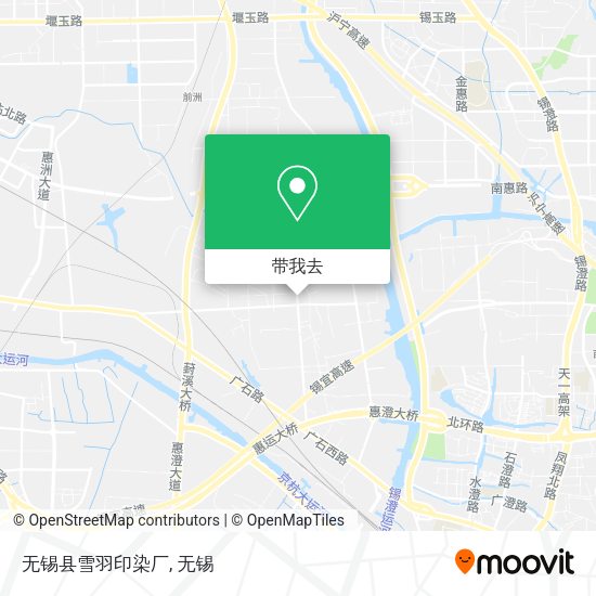 无锡县雪羽印染厂地图
