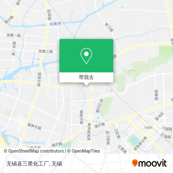 无锡县三星化工厂地图