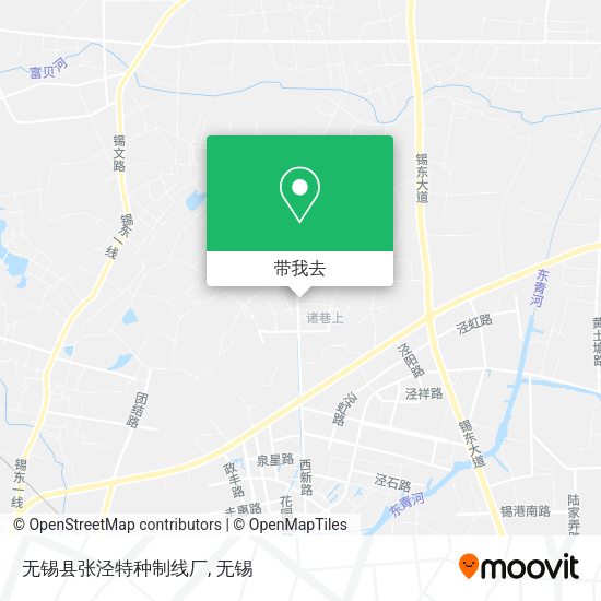 无锡县张泾特种制线厂地图