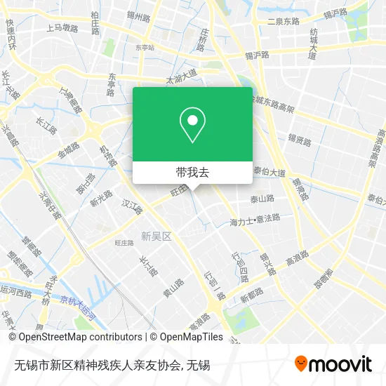 无锡市新区精神残疾人亲友协会地图