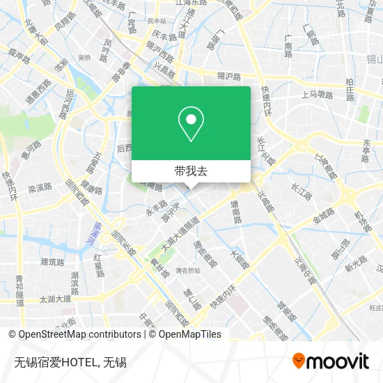 无锡宿爱HOTEL地图
