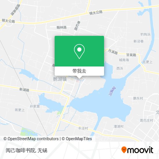 阅己咖啡书院地图