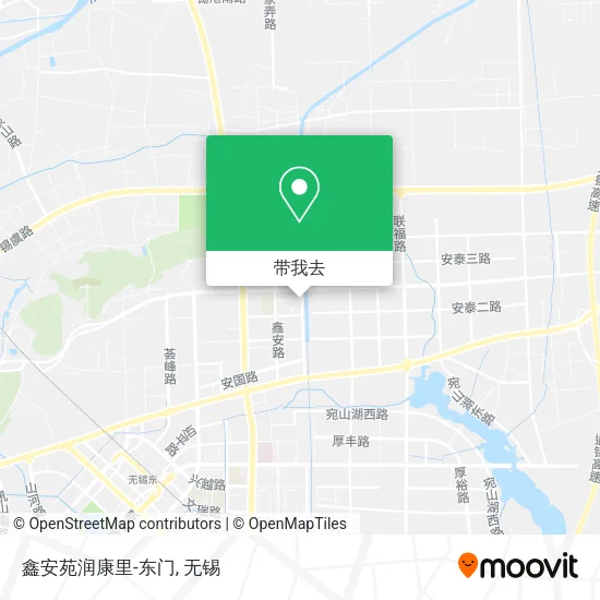 鑫安苑润康里-东门地图