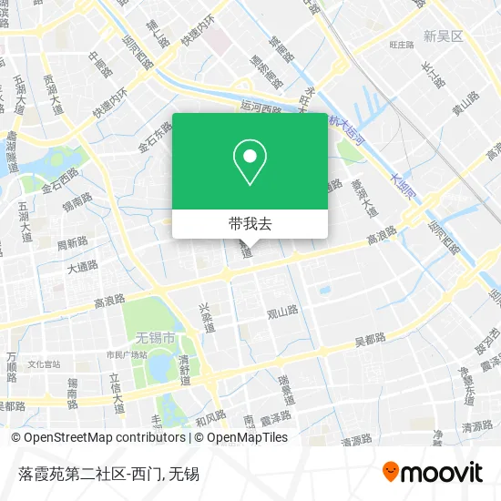 落霞苑第二社区-西门地图
