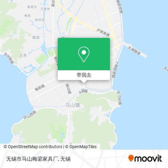 无锡市马山梅梁家具厂地图
