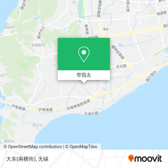 大东(南横街)地图