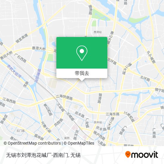 无锡市刘潭泡花碱厂-西南门地图