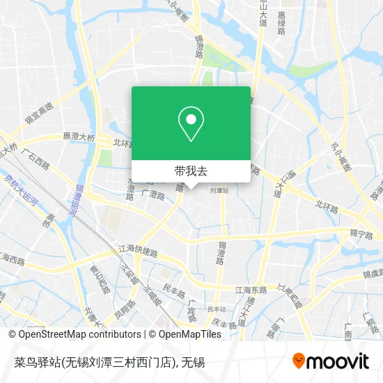 菜鸟驿站(无锡刘潭三村西门店)地图