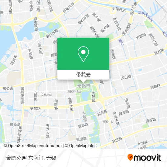 金匮公园-东南门地图