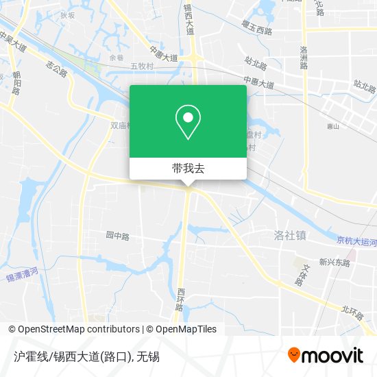 沪霍线/锡西大道(路口)地图