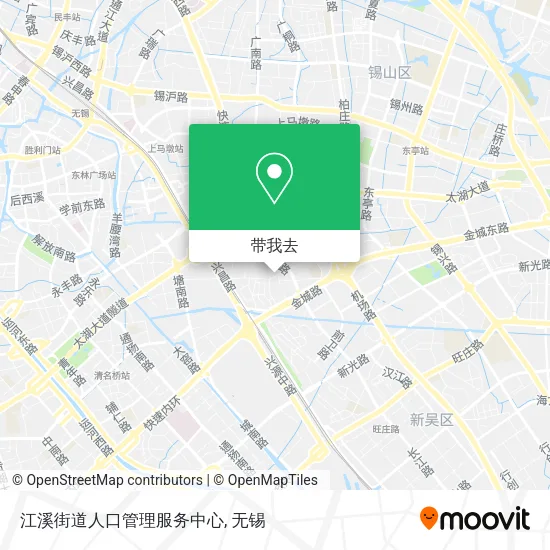 江溪街道人口管理服务中心地图
