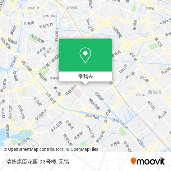 清扬康臣花园-93号楼地图