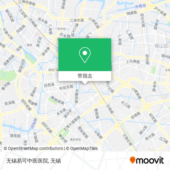 无锡易可中医医院地图