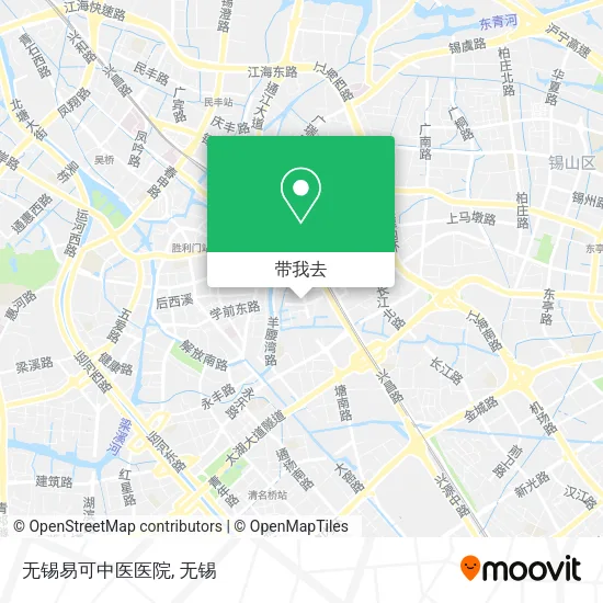 无锡易可中医医院地图