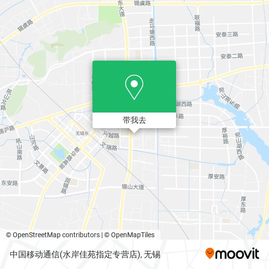 中国移动通信(水岸佳苑指定专营店)地图