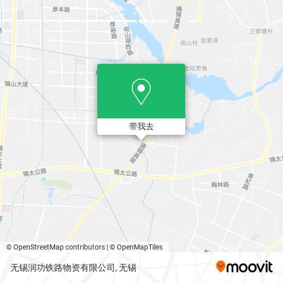 无锡润功铁路物资有限公司地图