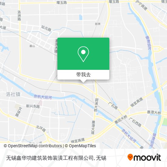 无锡鑫华功建筑装饰装潢工程有限公司地图