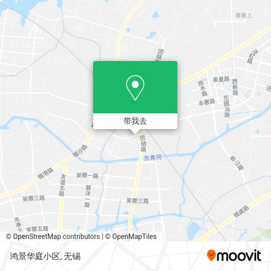 鸿景华庭小区地图