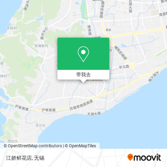 江娇鲜花店地图
