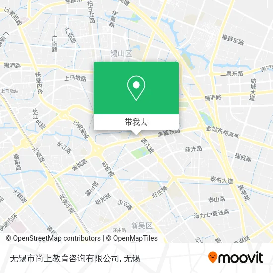 无锡市尚上教育咨询有限公司地图