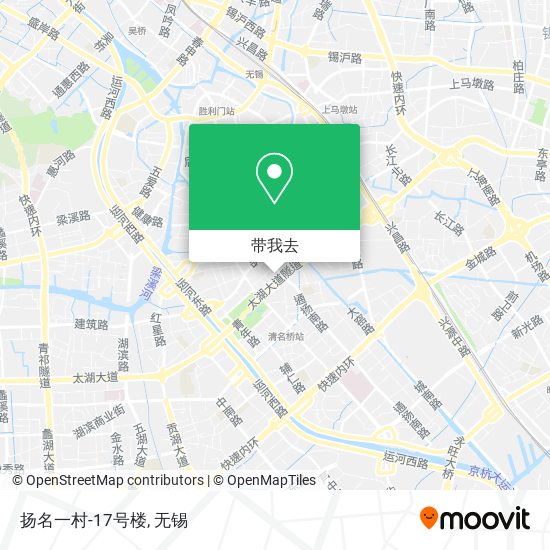 扬名一村-17号楼地图