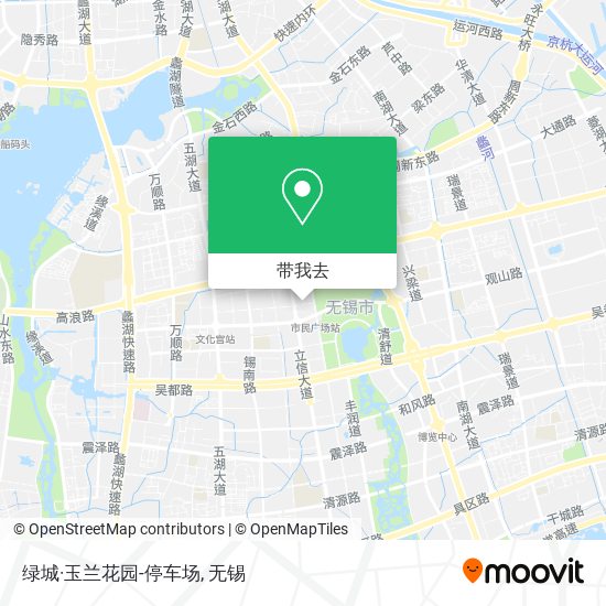 绿城·玉兰花园-停车场地图